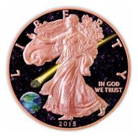 USA - 1 USD Admire Meteorite Silver Eagle 2015 - 1 Oz Silber