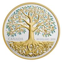 Kanada - 20 CAD Baum des Lebens 2018 - 1 Oz Silber