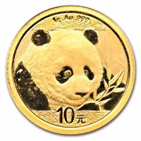 China - 10 Yuan Panda 2018 - 1g Gold
