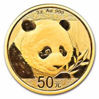 China - 50 Yuan Panda 2018 - 3g Gold