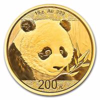 China - 200 Yuan Panda 2018 - 15g Gold