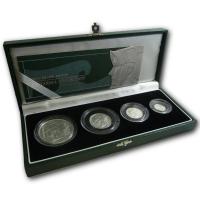 Grobritannien - Britannia Gold Silber Set 2003 - 1,85 Oz Gold