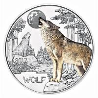 sterreich - 3 Euro Tier Taler Wolf 2017 - Mnze