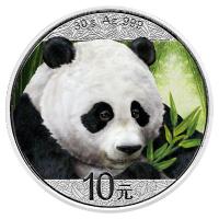 China - 20 Yuan Panda 2018 Tag und Nacht Set - 2*30g Silber Color