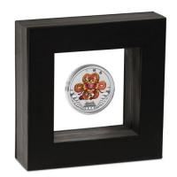 Tuvalu - 1 TVD Chinese New Year Chinesisches Neujahr 2018 - 1 Oz Silber Gilded