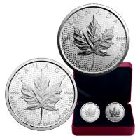 Kanada - 10 CAD 30 Jahre Maple Leaf 2018 - 2*1 Oz Silber
