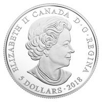 Kanada - 5 CAD Geburtssteine: Januar 2018 - Silber PP