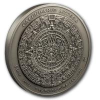 Mexiko - Azteken Kalender 2017 - 1 KG Silber Antik Finish