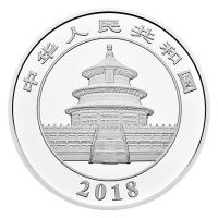 China - 50 Yuan Panda 2018 - 150g Silber PP