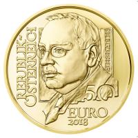 Österreich - 50 EUR Alfred Adler 2018 - 1/4 Oz Gold