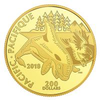 Kanada - 200 CAD Pazifikkste 2018 - 1 Oz Gold