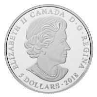 Kanada - 5 CAD Geburtssteine: Februar 2018 - Silber PP