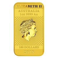 Australien - 100 AUD Drachen Barren 2018 - 1 Oz Gold
