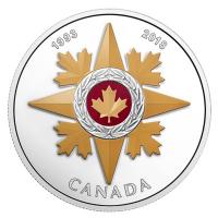 Kanada - 20 CAD 50 Jahre Star of Military Valour 2018 - 1 Oz Silber PP