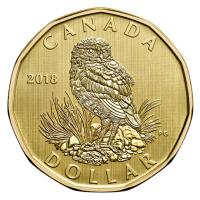 Kanada - 3,90 CAD Eule 2018 - Kursmnzensatz