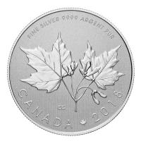 Kanada - 10 CAD Silber Maple Leaf 2018 - 1/2 Oz Silber