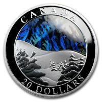 Kanada - 20 CAD Naturwunder Nordlichter - 1 Oz Silber
