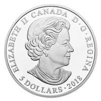 Kanada - 5 CAD Geburtssteine: April 2018 - Silber PP