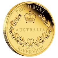 Australien - 25 AUD Sovereign 2018 - 1/4 Oz Gold PP