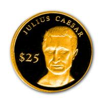 Liberia - 25 Dollar Julius Caesar 2000 - Gold PP