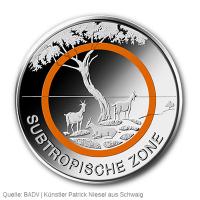 Deutschland - 5 EUR Subtropische Zone 2018 - Komplettsatz Spiegelglanz