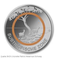 Deutschland - 5 EUR Subtropische Zone 2018 - Stempelglanz