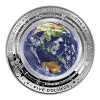 Australien - 5 AUD Earth and Beyond - 1 Oz Silber