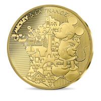 Frankreich - 200 EURO Mickey und Frankreich 2018 - Gold