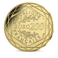Frankreich - 200 EURO Mickey und Frankreich 2018 - Gold