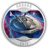 Kanada - 10 CAD Star Trek USS Enterprise NX01 2018 - 1/2 Oz Silber
