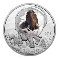 Kanada - 20 CAD Mammut 2018 - 1 Oz Silber