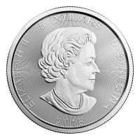 Kanada 5 CAD Predator Serie Wolf 2018 1 Oz Silber Rückseite