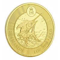 Cayman Islands - 5 Dollar Marlin 2018 - 1 Oz Gold