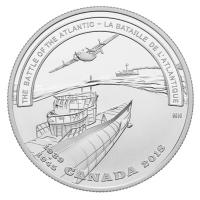 Kanada - 20 CAD WW2 Schlacht im Atlantik - 1 Oz Silber