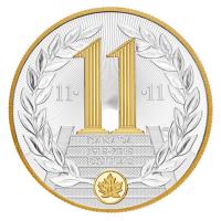 Kanada - 1 CAD 100 Jahre Waffenstillstand WW1 2018 - Silber PP