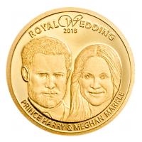 Cook Island - 5 CID Royal Wedding Harry und Megan - Gold PP