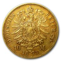 Deutsches Kaiserreich - 10 Mark Karl Wrttemberg - 3,58g Gold