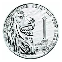 Grobritannien - 2 GBP Landmarks of Britain Trafalgar Square 2018 - 1 Oz Silber