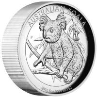Australien - 8 AUD Koala 2018 - 5 Oz Silber HighRelief