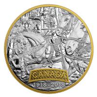 Kanada - 20 CAD Alliierten WW1: Kanada 2018 - 1 Oz Silber