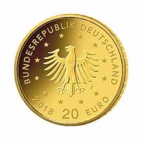 Deutschland - 20 EUR Heimische Vgel Uhu 2018 - 1/8 Oz Gold