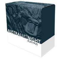 Niue - 1 NZD Australien bei Nacht Platypus 2018 - 1 Oz Silber PP