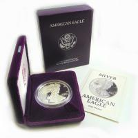 USA - 1 USD Silver Eagle 1998 - 1 Oz Silber PP Etui