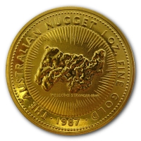 Australien - 100 AUD Nugget 1987 - 1 Oz Gold