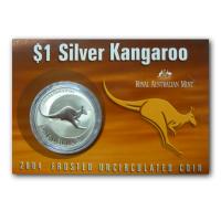Australien - 1 AUD Silver Kangaroo 2004 - 1 Oz Silber Blister