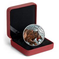 Kanada - 20 CAD Mosaik Tiere: Grizzly 2018 - 1 Oz Silber
