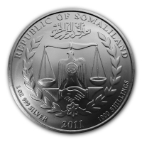 Somaliland - Lunar Jahr des Hasen 2011 - 1 Oz Silber