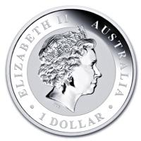 Australien 1 AUD Koala 2018 1 Oz Silber Privy Hund Rückseite