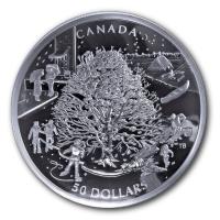 Kanada - 50 CAD Four Seasons Vierjahreszeiten 2006 - 5 Oz Silber