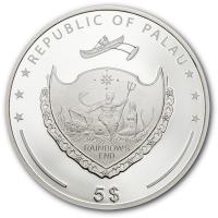 Palau - 5 USD Viel Glück Good Luck 2019 - Silber PP